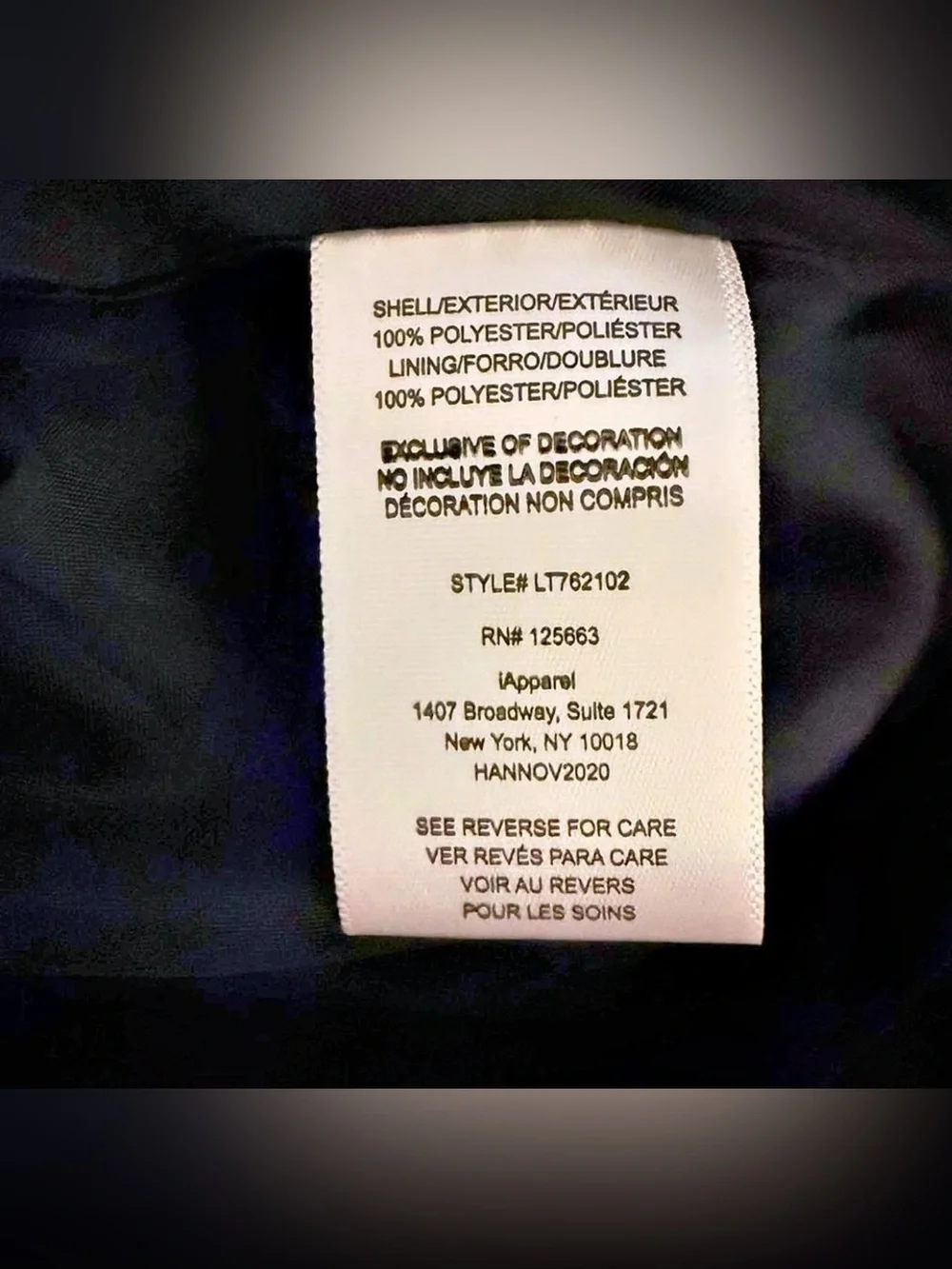 Limited Too Black Hooded Raincoat with Gold Star Print